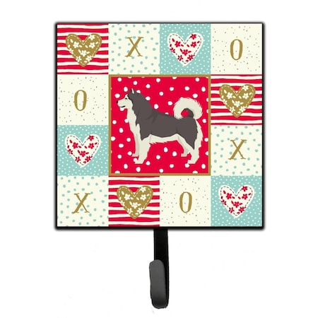 Carolines Treasures 4.25 x 1 x 7 in. Alaskan Malamute Love Leash or Key Holder CK5903SH4